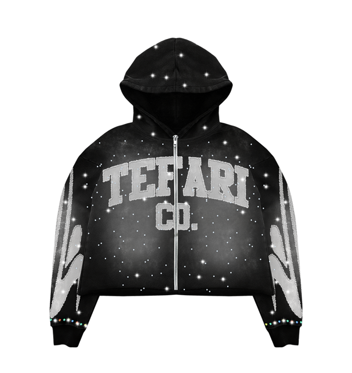 Black Tefari Zip Up