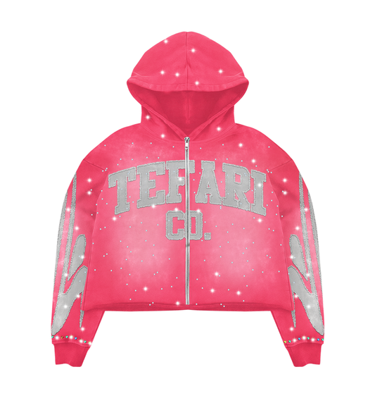 Pink Tefari Zip Up